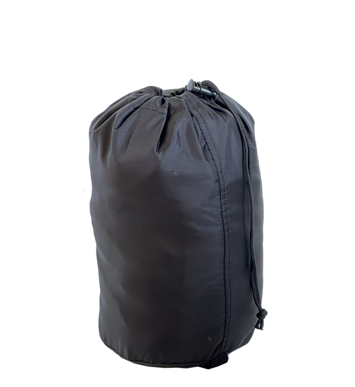 black 7 x 15 stuff bag