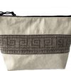 Upcycled Canvas/Wool Pouch