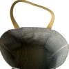 denim tote inside
